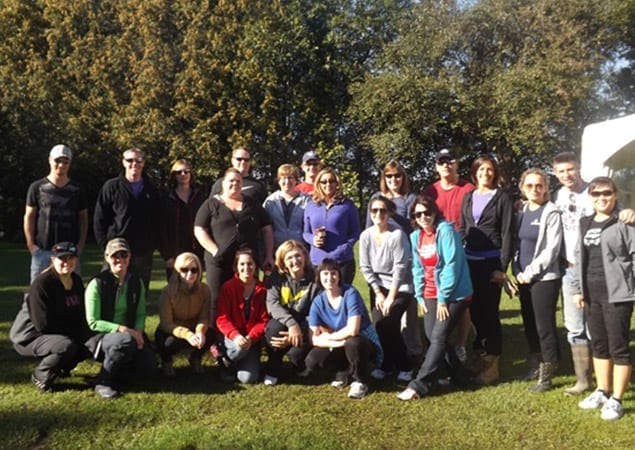 Skyline volunteers spent a day in the September sunshine helping to set up the annual Wellington Warrior Challenge at Cox Creek Cellars