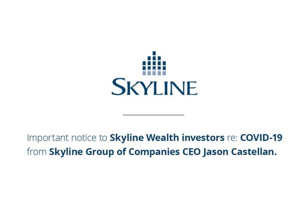 Notice to Skyline Wealth Management investors regarding COVID-19