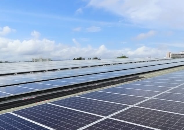 Solar Panels on roof