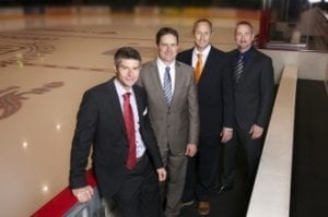 Four Skyline owners from left to right - Martin Castellan, Jason Castellan, R. Jason Ashdown, and Wayne Byrd