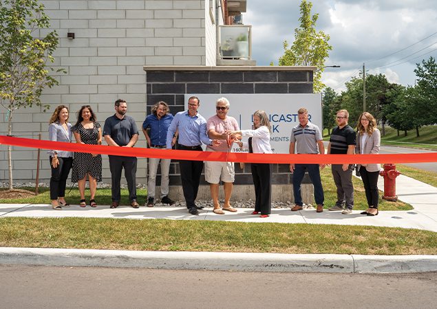 Groundbreaking at Spencer Place, Simcoe, Ontario