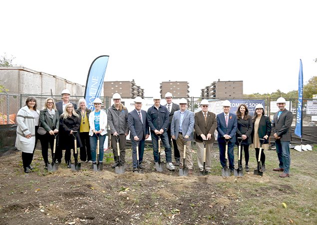 Groundbreaking at Spencer Place, Simcoe, Ontario