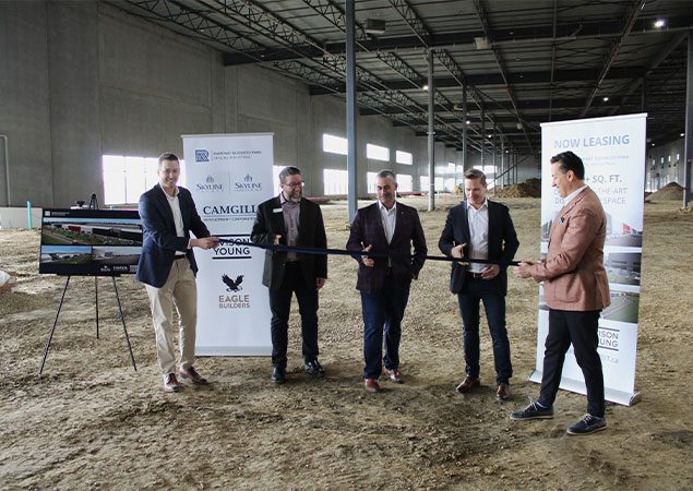 Inauguration du chantier de Spencer Place à Simcoe (Ontario)