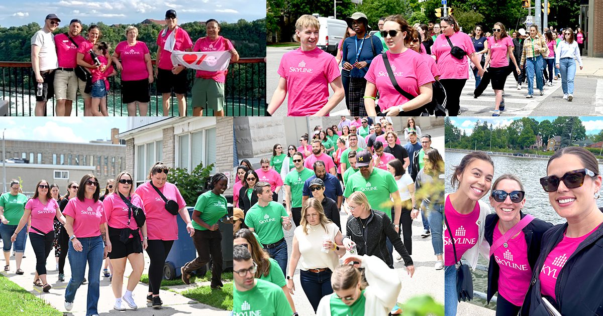 150+ Skyline Staff Walk to Support Heart & Stroke | Skyline