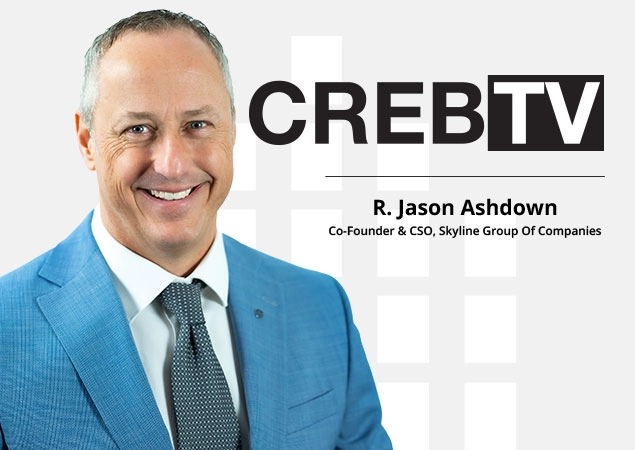 Portrait de R. Jason Ashdown accompagné du logo de C R E B T V.